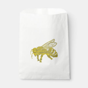 Letterpress Bee Favour Bag