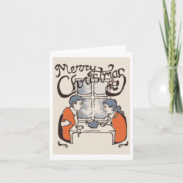 Letterpress Christmas Holiday Card (Front)