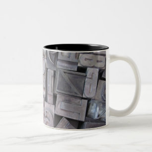 Letterpress Metal Type Mug