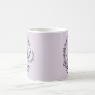 letters coffee mug