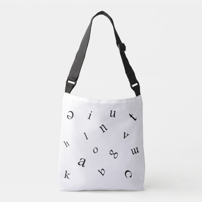 Letters Crossbody Bag (Front)