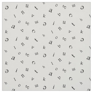 Letters Fabric