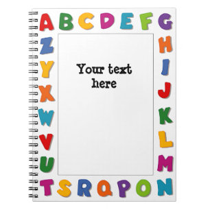 Letters Frames Notebook