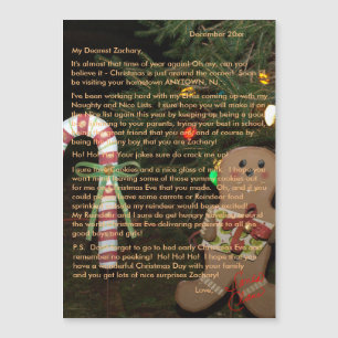 Letters from Santa Gingerbread 5x7