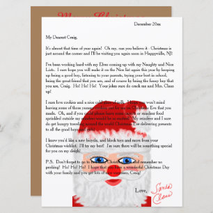 Letters from Santa Personalized Letter Holiday Card