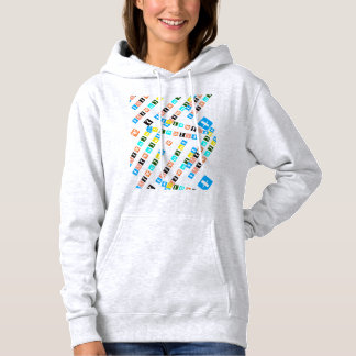 Letters in Tifinagh. Hoodie