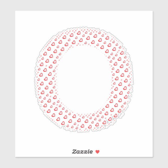 LETTERS MADE UP OF HEARTS (Sheet)