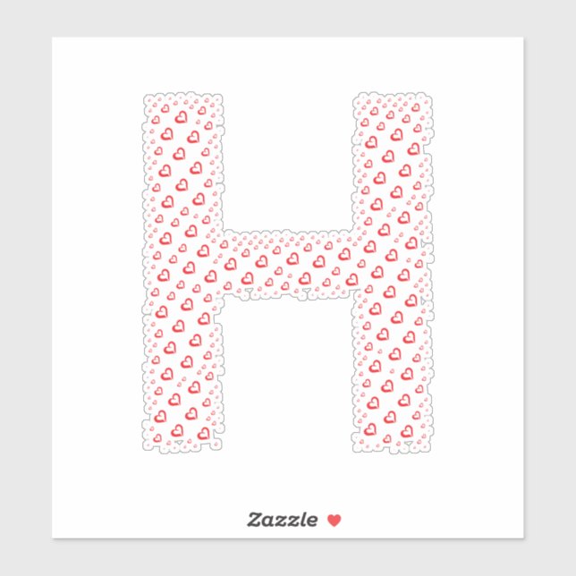 LETTERS MADE UP OF HEARTS (Sheet)