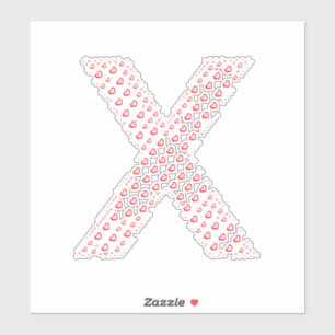 LETTERS MADE UP OF HEARTS