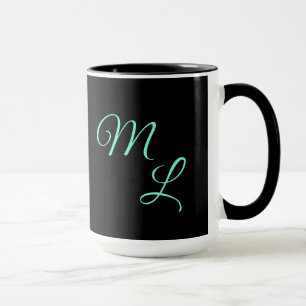 Letters of Grace on a Black Mug