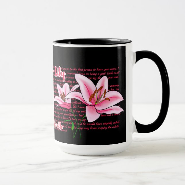 Letters To Lily Book Mug (Right)