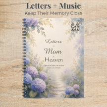 Letters to Mom Memorial Journal and Custom QR Code