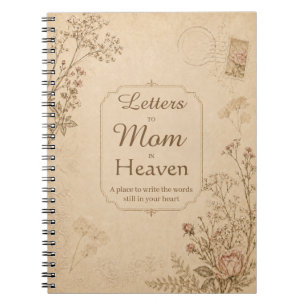Letters to Mom Memorial Journal Personalized