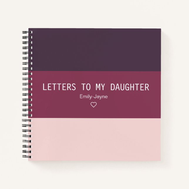Letters to My Daughter Keepsake Journal (Front)