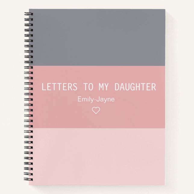 Letters to My Daughter Keepsake Journal (Front)