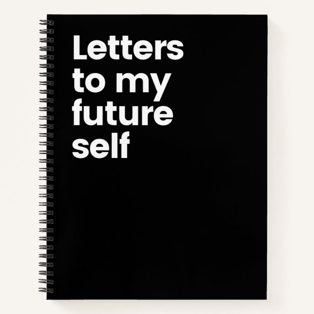 Letters To My Future Self for Teens Notebook (Front)