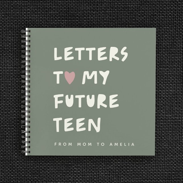 Letters to My Future Teen – Personalized Keepsake  Notebook (Creator Uploaded)