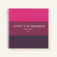 Letters to My Goddaughter Keepsake Journal