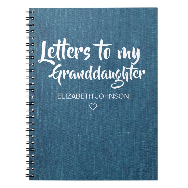 Letters to My Granddaughter Keepsake Journal (Front)
