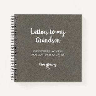 Letters to My Grandson Keepsake Journal