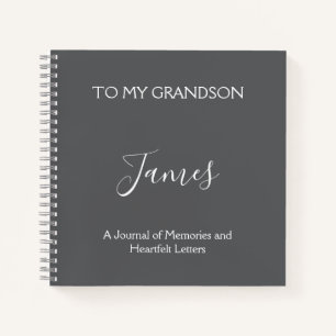 Letters to My Grandson: Words of Wisdom, Love Notebook