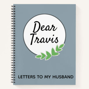 Letters To My Husband Wreath Journal