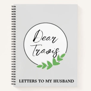 Letters To My Husband Wreath Journal