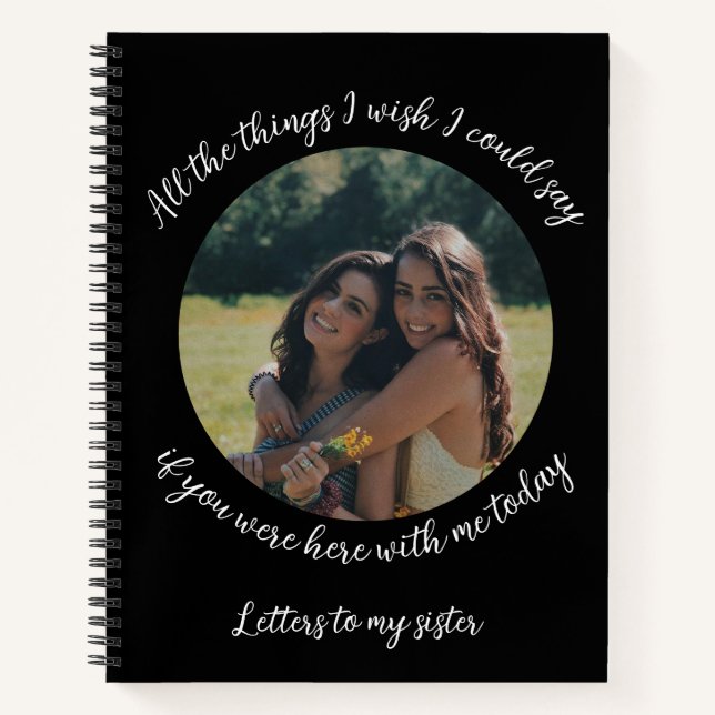 Letters to my Sister: Remembrance Journal (Front)