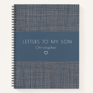 Letters to My Son Keepsake Journal