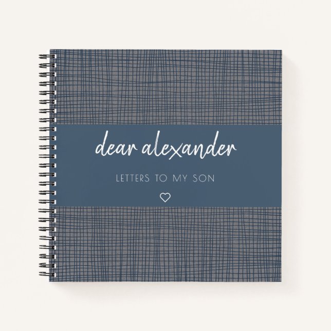 Letters to My Son Keepsake Journal (Front)