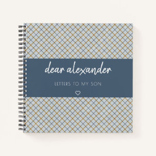 Letters to My Son Keepsake Journal