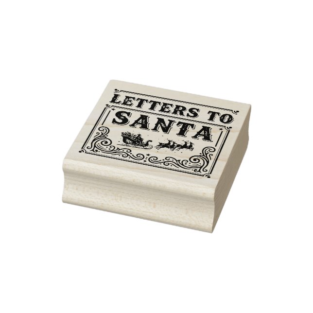 Letters To Santa Rubber Stamp (Stamp)