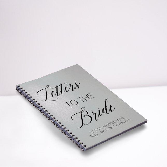 Letters To The Bride Bridesmaid Gift for Shower Notebook (Creator Uploaded)