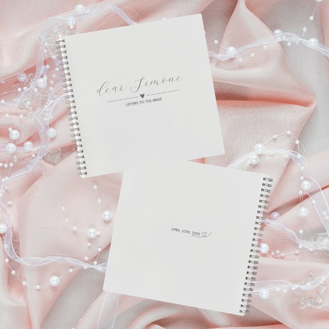 Letters to the Bride Guest Book | Light Silver (Creator Uploaded)