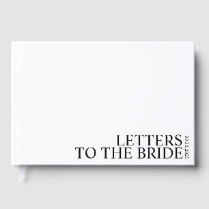 Letters to the Bride Guest Book Personalized Album