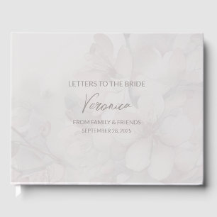 Letters to the Bride Keepsake Notebook Guest Book