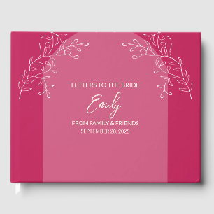 Letters to the Bride Keepsake Notebook Guest Book