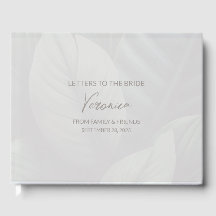 Letters to the Bride Keepsake Notebook Guest Book