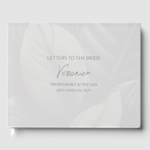 Letters to the Bride Keepsake Notebook Guest Book