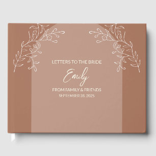 Letters to the Bride Keepsake Notebook Guest Book