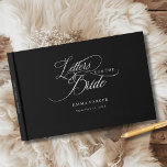 Letters to the Bride, Modern, Elegant, Black Guest Book<br><div class="desc">Letters to the Bride" Elegant Bridal Shower Keepsake Product Description: Create a timeless keepsake for the bride-to-be with this elegant "Letters to the Bride" guest book. Perfect for bridal showers, this customizable book invites guests to share their heartfelt wishes, advice, and special memories. Featuring a sleek, minimalist design with a...</div>