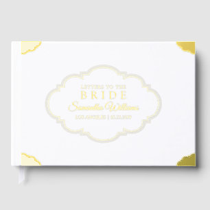 Letters to the Bride Rococo Victorian Guest Book