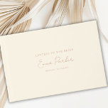 Letters to the Bride, Rose-Gold-Foil, Beige Guest Book<br><div class="desc">Letters to the Bride" Rose Gold Foil Guest Book - Elegant Bridal Shower Keepsake Product Description: Create a timeless keepsake for the bride-to-be with this elegant "Letters to the Bride" guest book. Perfect for bridal showers, this customizable book invites guests to share their heartfelt wishes, advice, and special memories. Featuring...</div>