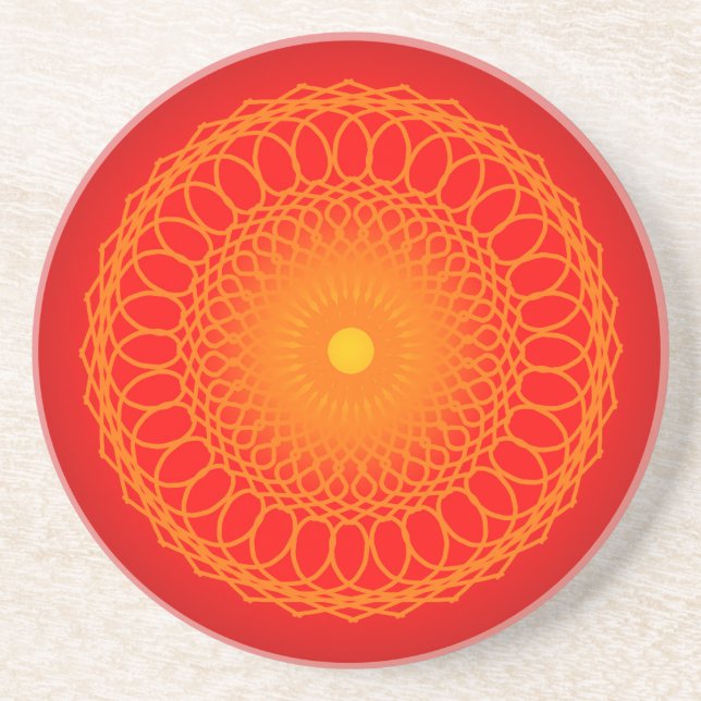 Letting Go Flower of Life Coaster (Front)