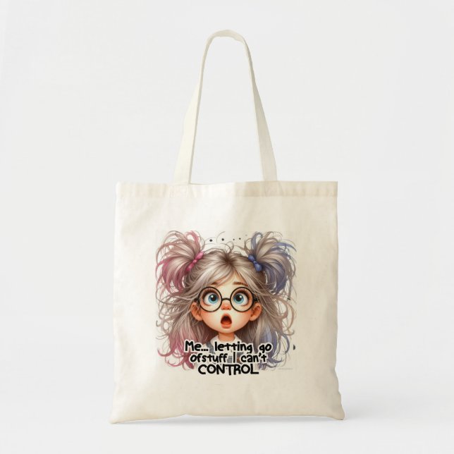 Letting go of control tote bag (Front)