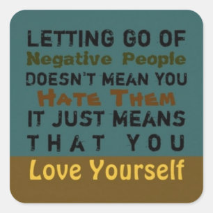 Letting Go SHAPE & SIZE OPTIONS - Square Sticker