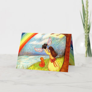 "Letting Go" sympathy card on losing pet.