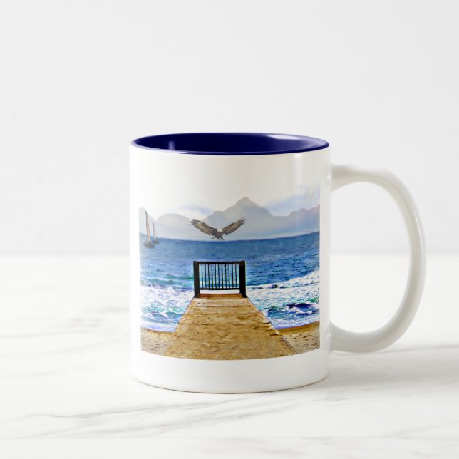 Letting Go!_ Two-Tone Coffee Mug (Right)
