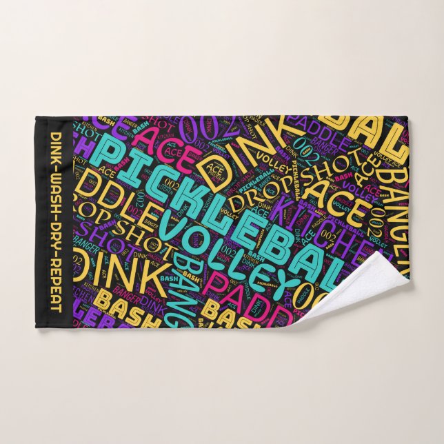 Lettrage de balle (Serviette à main)