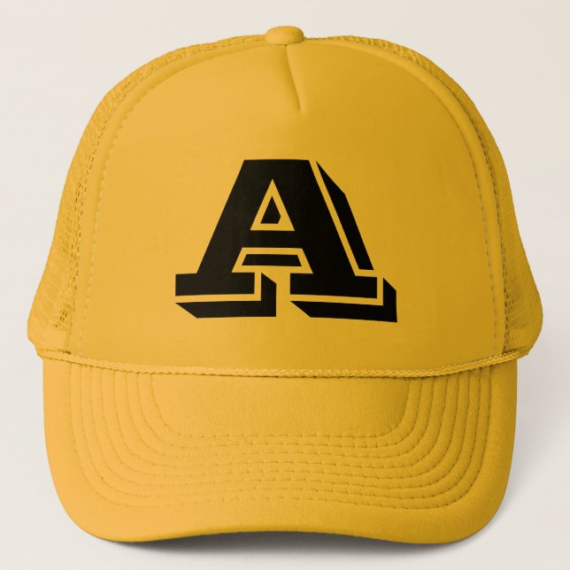 Lettre A de casquette de monogramme (Devant)